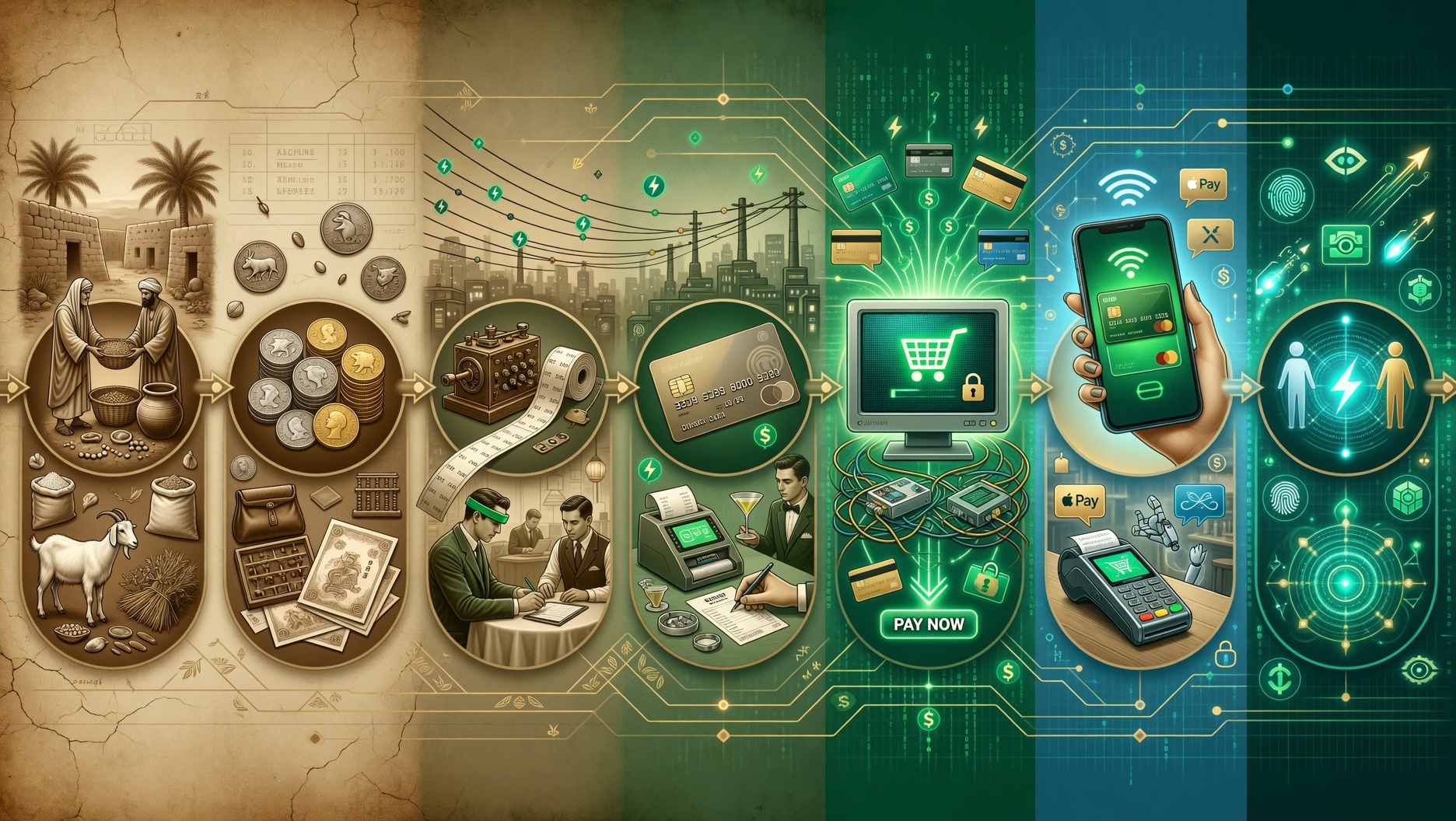 The History of Payments — From Barter to AI Agents